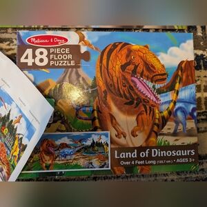 Melissa & Doug Land of Dinosaurs Floor Puzzle